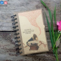 Custom Chinese Mini Hardcover Spiral Notebook